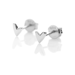 Heart ear studs
