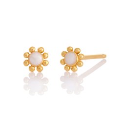 Emina ear studs, pink, 4 mm