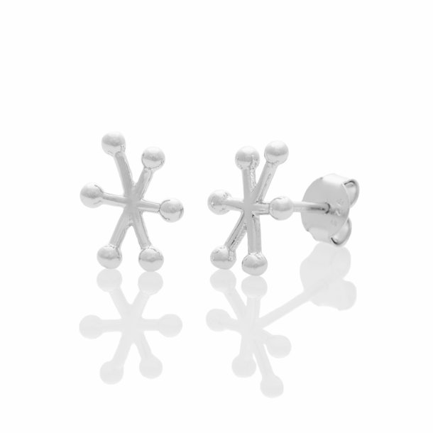 Cosmos ear studs, medium