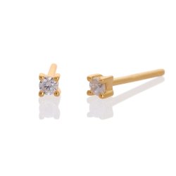 Crystal ear studs