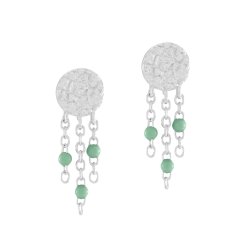Gaia earrings, mint