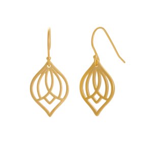 Lotus earrings