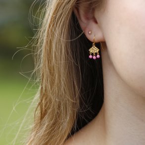 Lula Drops earrings, pink