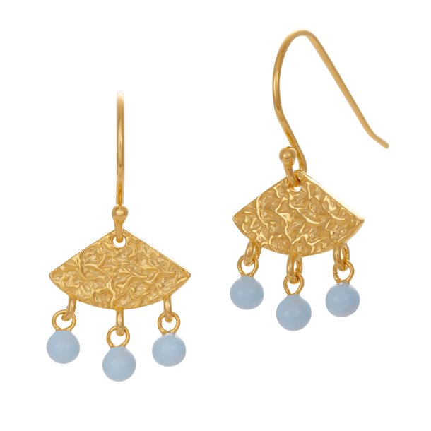 Lula Drops earrings, blue