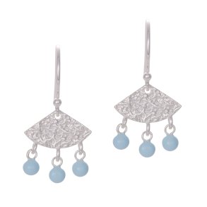 Lula Drops earrings, blue 