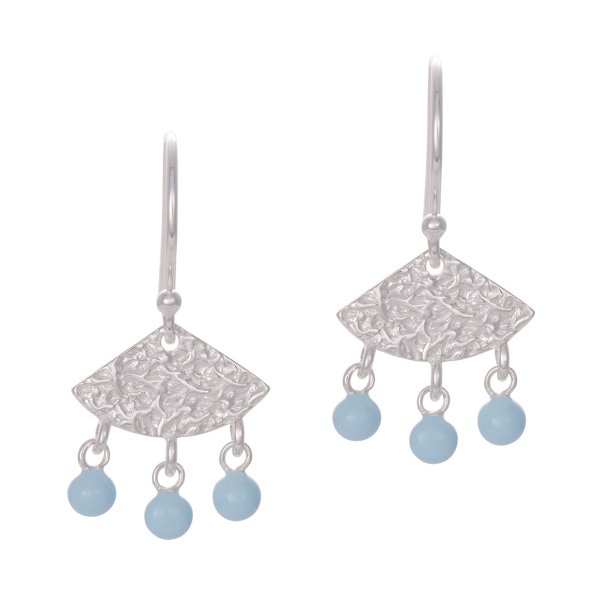 Lula Drops earrings, blue 