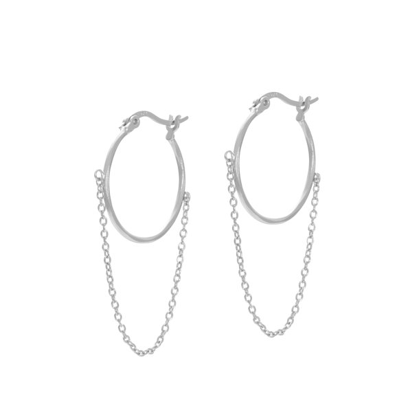Lili chain hoops