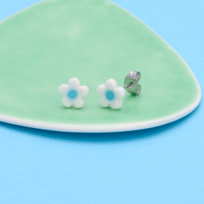 Mini Bloom restikker, bl