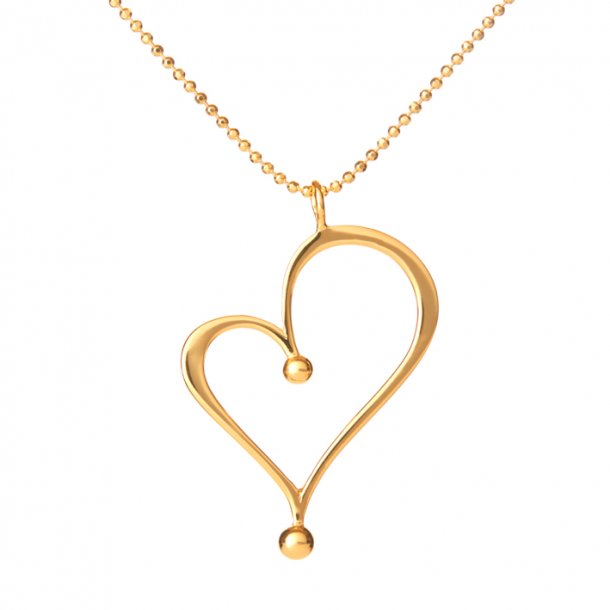 In my meart necklace 