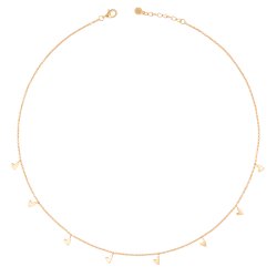 Heart charm necklace