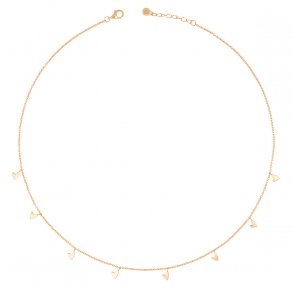 Hjerte charm halskde