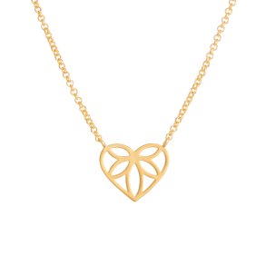 Flower Heart necklace