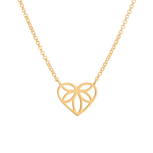 Flower Heart necklace