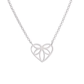 Flower Heart necklace