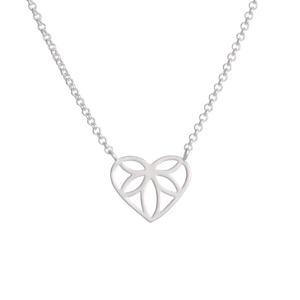 Flower Heart necklace