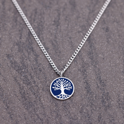 Tree of Life necklace, steel