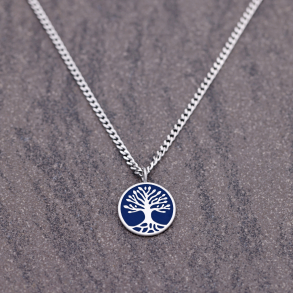 Tree of Life necklace, steel