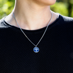 Tree of Life necklace, steel