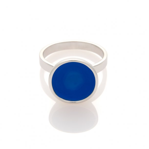 Candy Cup ring, deep blue 
