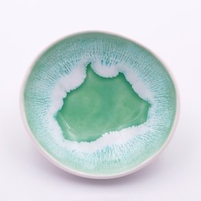 Smykkeskl, lille, jade grn