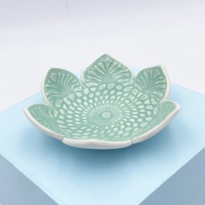 Lotus smykkeskl, jade grn